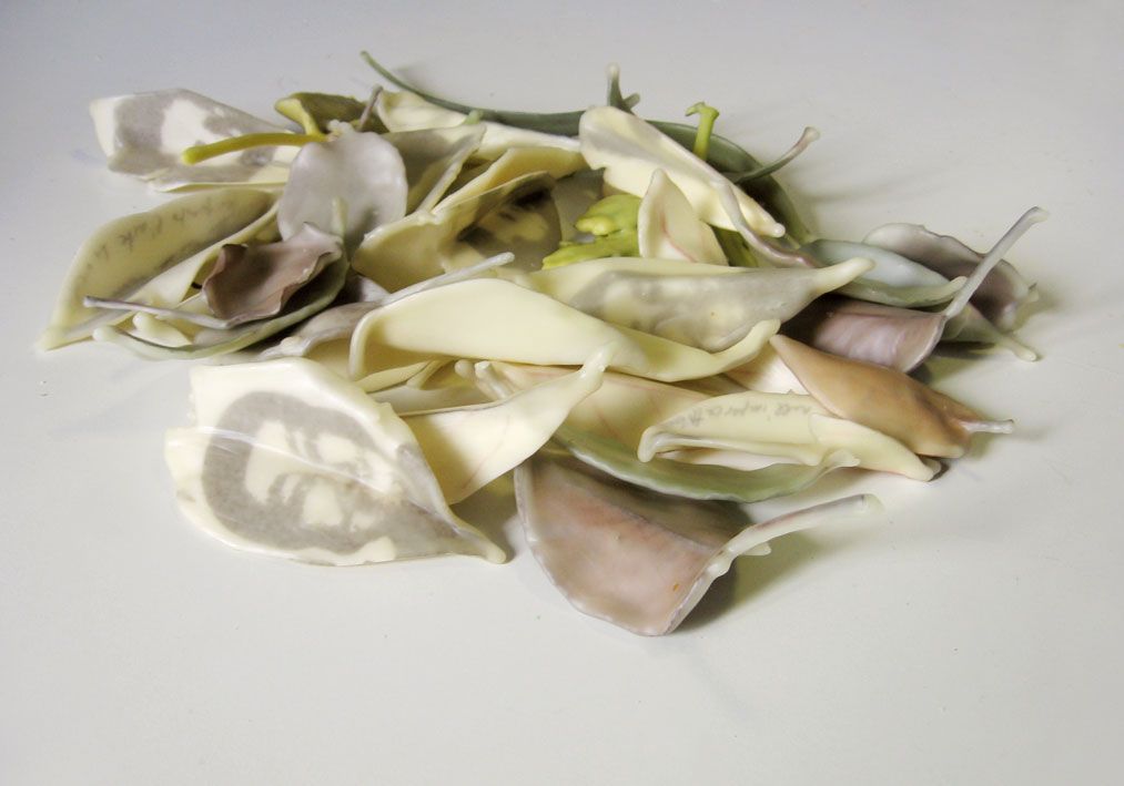 virginialopez_Leaves (Reverie de las aguas).&amp;nbsp;2012. wax. cotton paper, pigments and GBC.