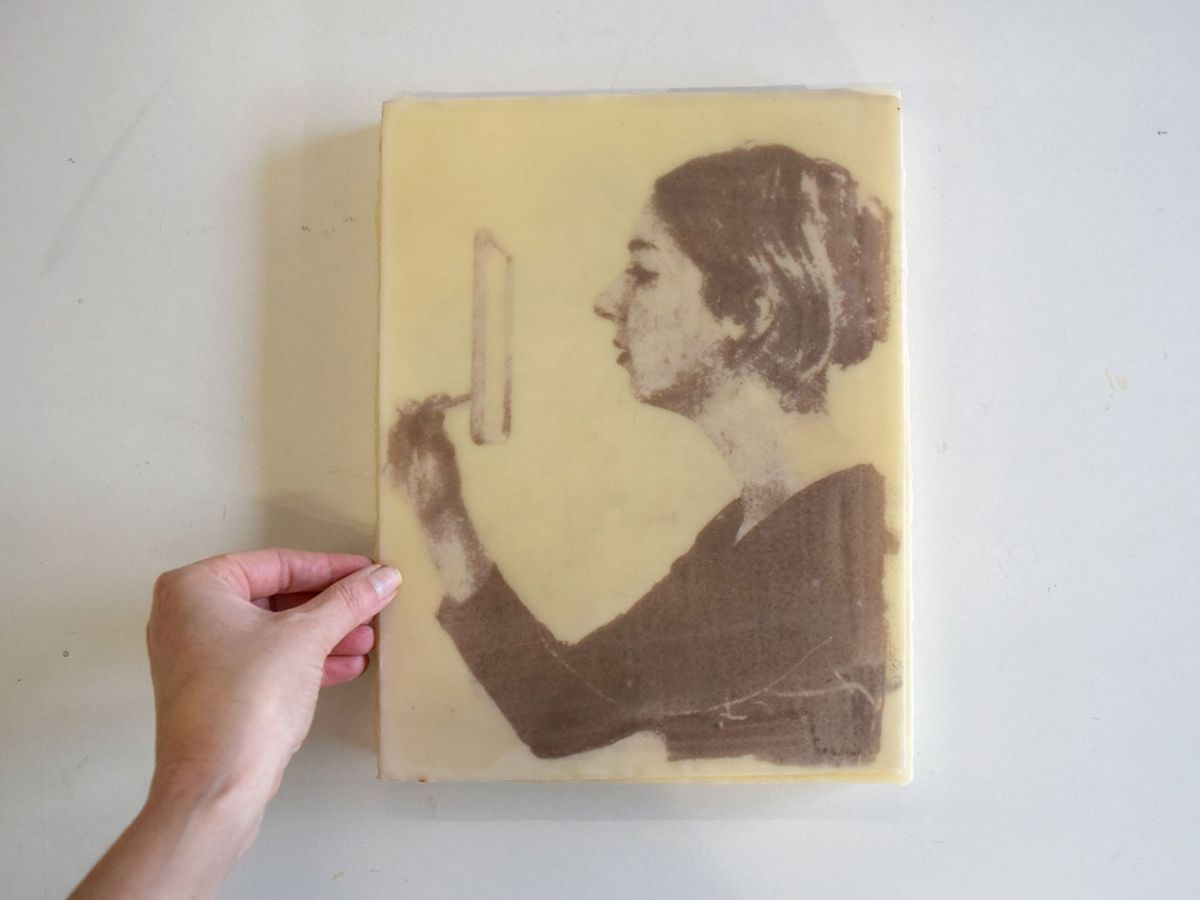 VIRGINIA L&amp;Oacute;PEZ."I volti (Pessoa)". Libro de artista. Pieza &amp;uacute;nica.&amp;nbsp;