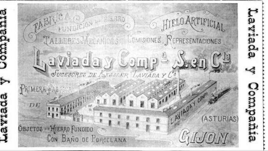 anuncio de la firma Laviada publicado en &amp;laquo;El Noroeste&amp;raquo; el 15 de agosto de 1897