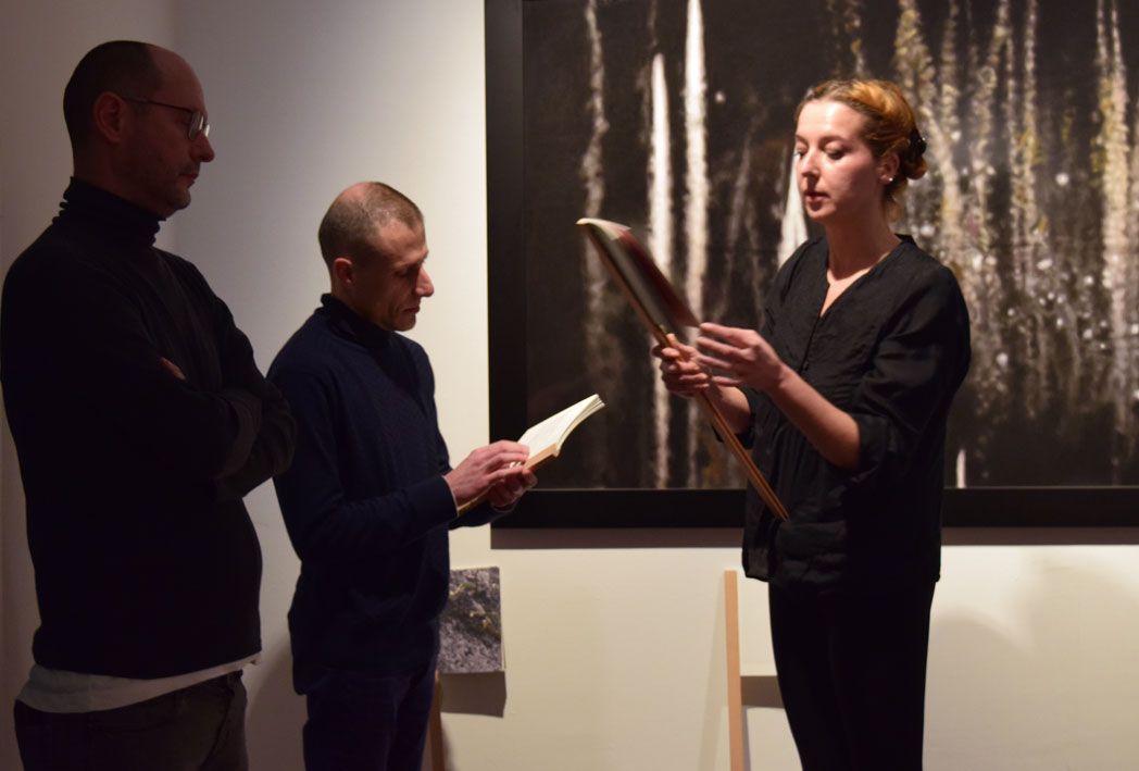 pacabooks. Lecturas performadas en la Puxa gallery, Madrid. ARCO week. 2018