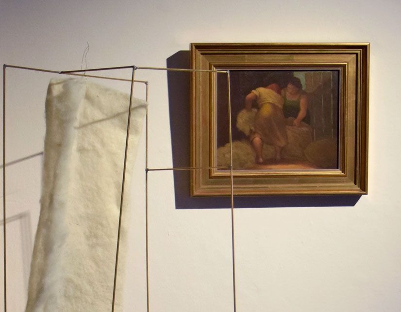 VIRGINIA L&amp;Oacute;PEZ "Dentro-detr&amp;aacute;s-entre.&amp;nbsp;Secretos y placeres",&amp;nbsp;2018. Museo Casa Natal de Jovellanos